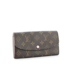 LOUIS VUITTON Monogram Emilie Wallet | Rose Ballerine Interior | AUTHENTICATED